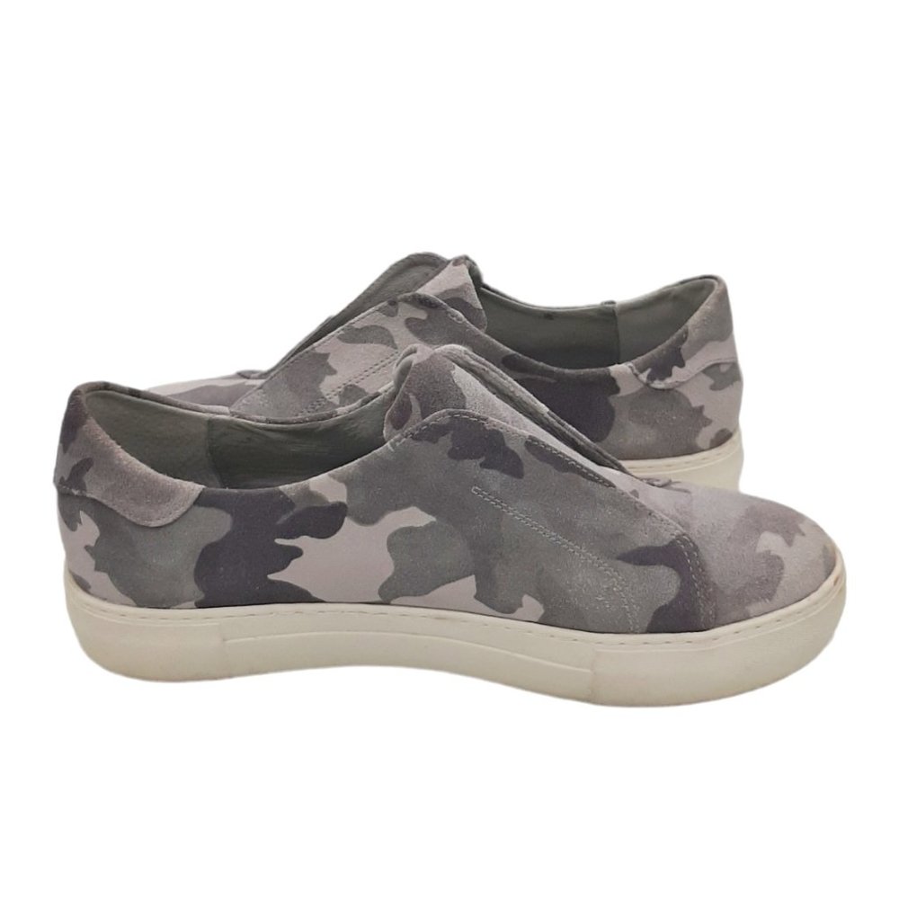 J/Slides NYC Gray Camo Suede Slip On Platform Sneakers SZ 10 - Picture 9 of 12